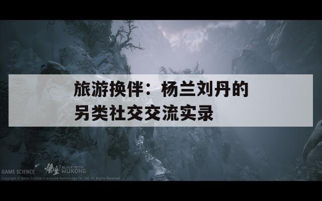 旅游换伴：杨兰刘丹的另类社交交流实录