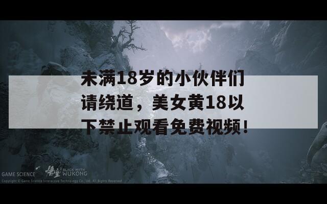 未满18岁的小伙伴们请绕道，美女黄18以下禁止观看免费视频！  第1张