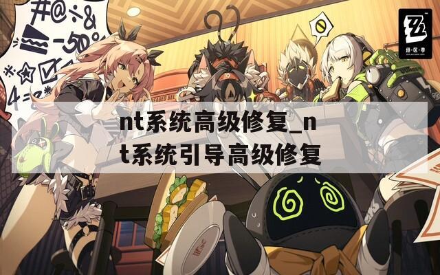 nt系统高级修复_nt系统引导高级修复