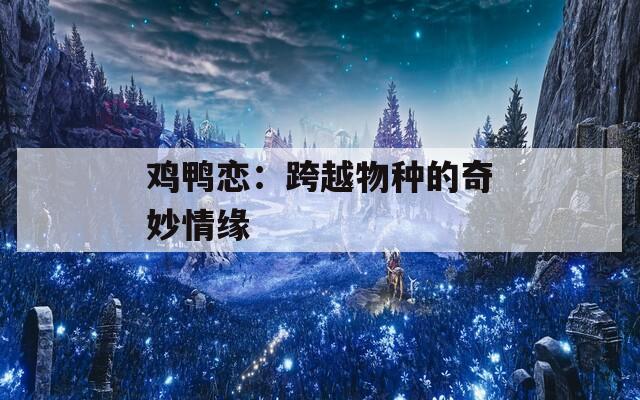鸡鸭恋：跨越物种的奇妙情缘
