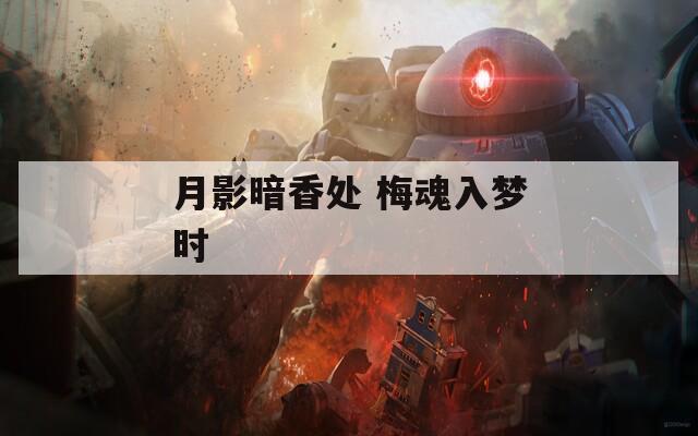 月影暗香处 梅魂入梦时