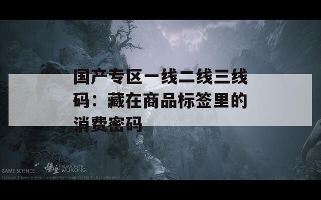 国产专区一线二线三线码：藏在商品标签里的消费密码  第1张