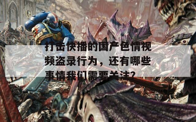 打击快播的国产色情视频盗录行为，还有哪些事情我们需要关注？  第1张