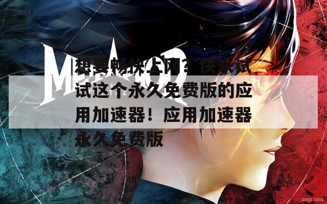 想要畅快上网？快来试试这个永久免费版的应用加速器！应用加速器永久免费版  第1张
