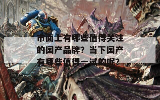 市面上有哪些值得关注的国产品牌？当下国产有哪些值得一试的呢？