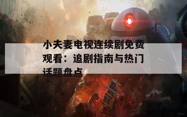小夫妻电视连续剧免费观看：追剧指南与热门话题盘点  第1张