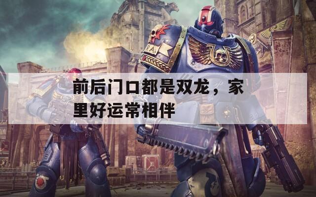 前后门口都是双龙，家里好运常相伴  第1张