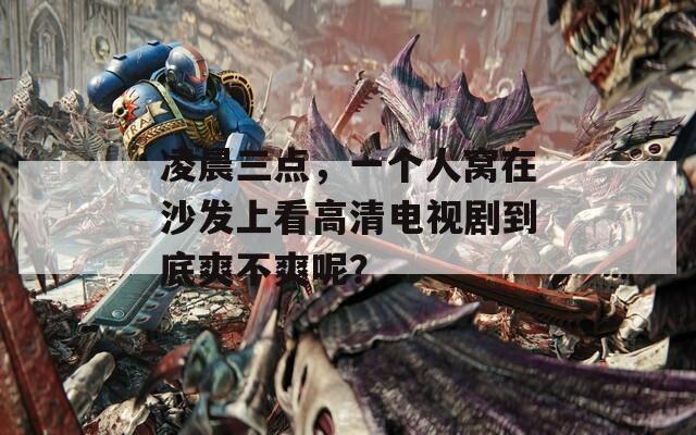 凌晨三点，一个人窝在沙发上看高清电视剧到底爽不爽呢？  第1张