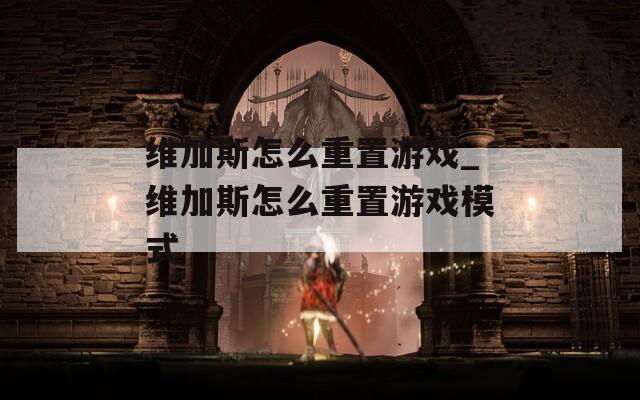 维加斯怎么重置游戏_维加斯怎么重置游戏模式