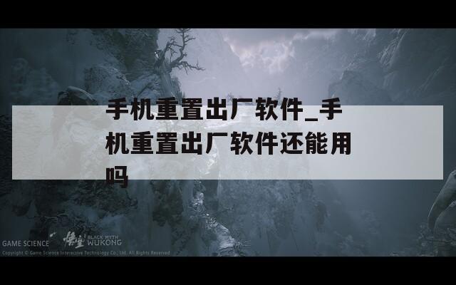 手机重置出厂软件_手机重置出厂软件还能用吗