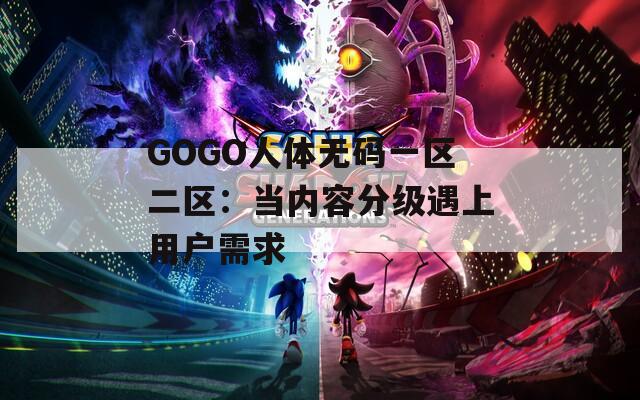GOGO人体无码一区二区：当内容分级遇上用户需求  第1张