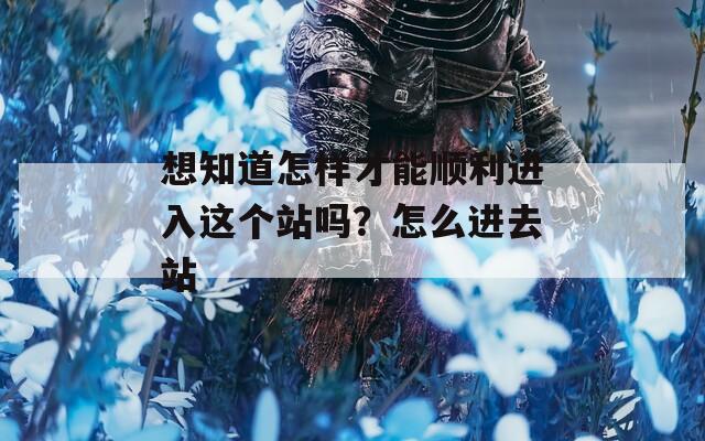 想知道怎样才能顺利进入这个站吗？怎么进去站