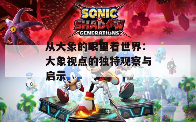 从大象的眼里看世界：大象视点的独特观察与启示
