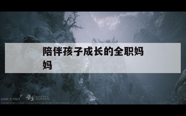 陪伴孩子成长的全职妈妈