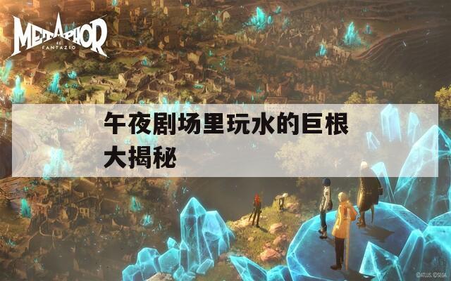 午夜剧场里玩水的巨根大揭秘