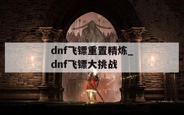 dnf飞镖重置精炼_dnf飞镖大挑战