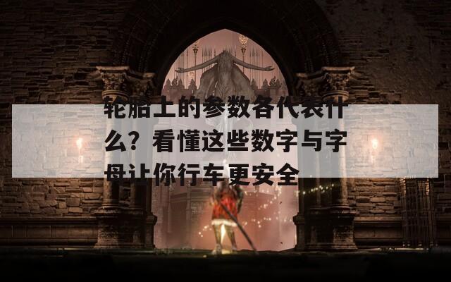轮胎上的参数各代表什么？看懂这些数字与字母让你行车更安全