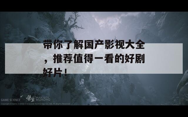 带你了解国产影视大全，推荐值得一看的好剧好片！