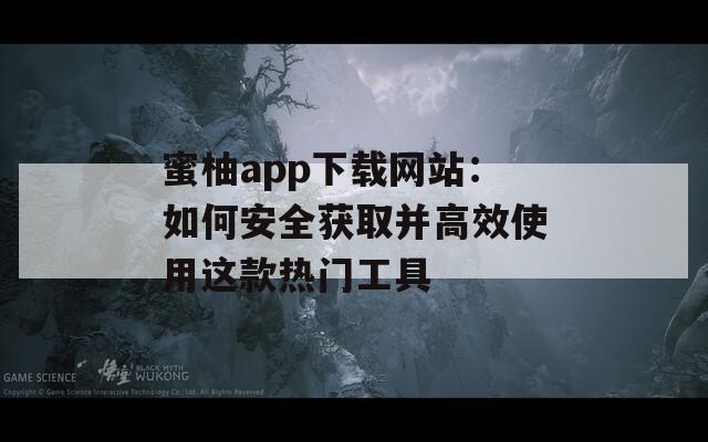 蜜柚app下载网站：如何安全获取并高效使用这款热门工具