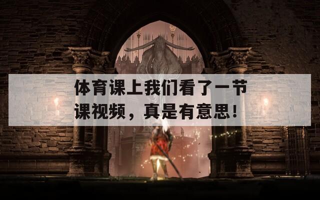 体育课上我们看了一节课视频，真是有意思！
