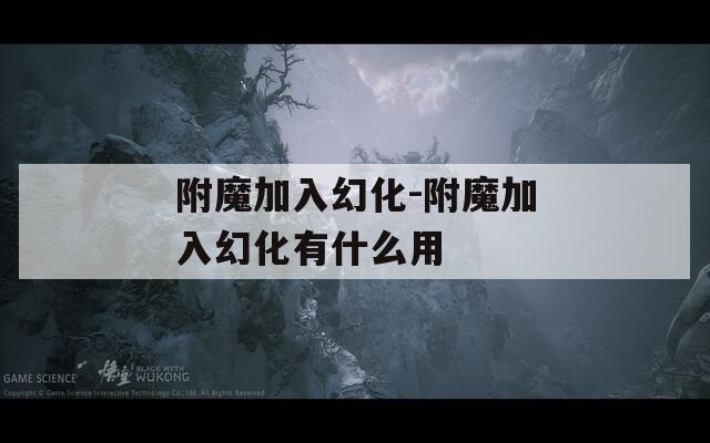 附魔加入幻化-附魔加入幻化有什么用