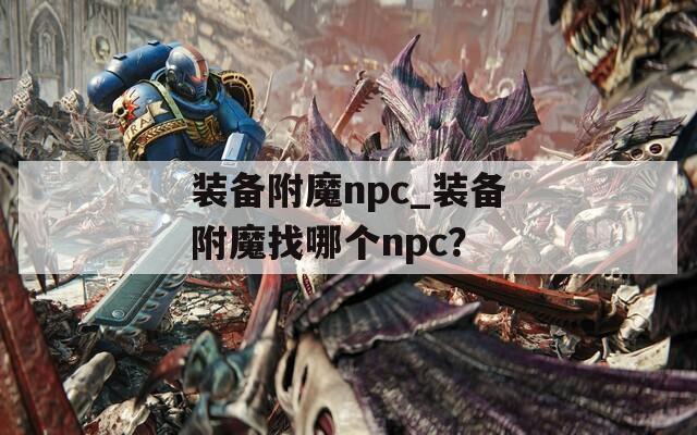 装备附魔npc_装备附魔找哪个npc？  第1张