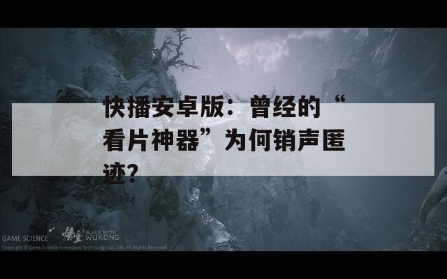 快播安卓版：曾经的“看片神器”为何销声匿迹？