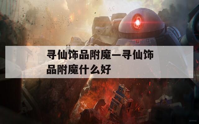 寻仙饰品附魔—寻仙饰品附魔什么好