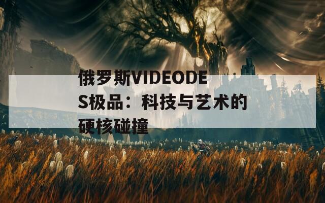 俄罗斯VIDEODES极品：科技与艺术的硬核碰撞  第1张