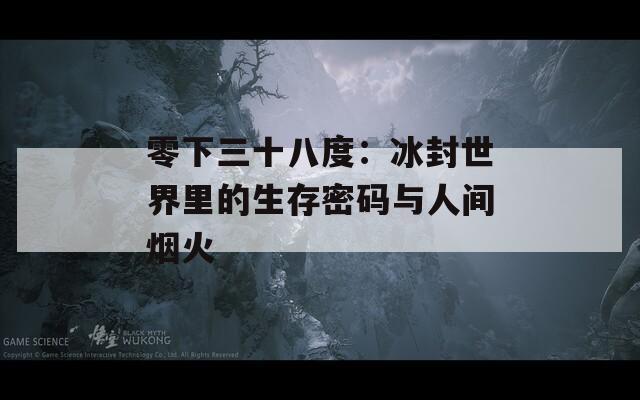 零下三十八度：冰封世界里的生存密码与人间烟火
