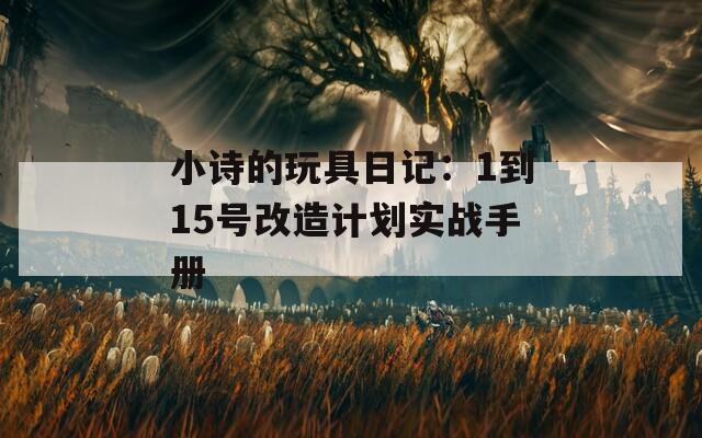小诗的玩具日记：1到15号改造计划实战手册  第1张