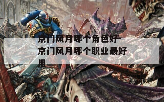 京门风月哪个角色好-京门风月哪个职业最好用